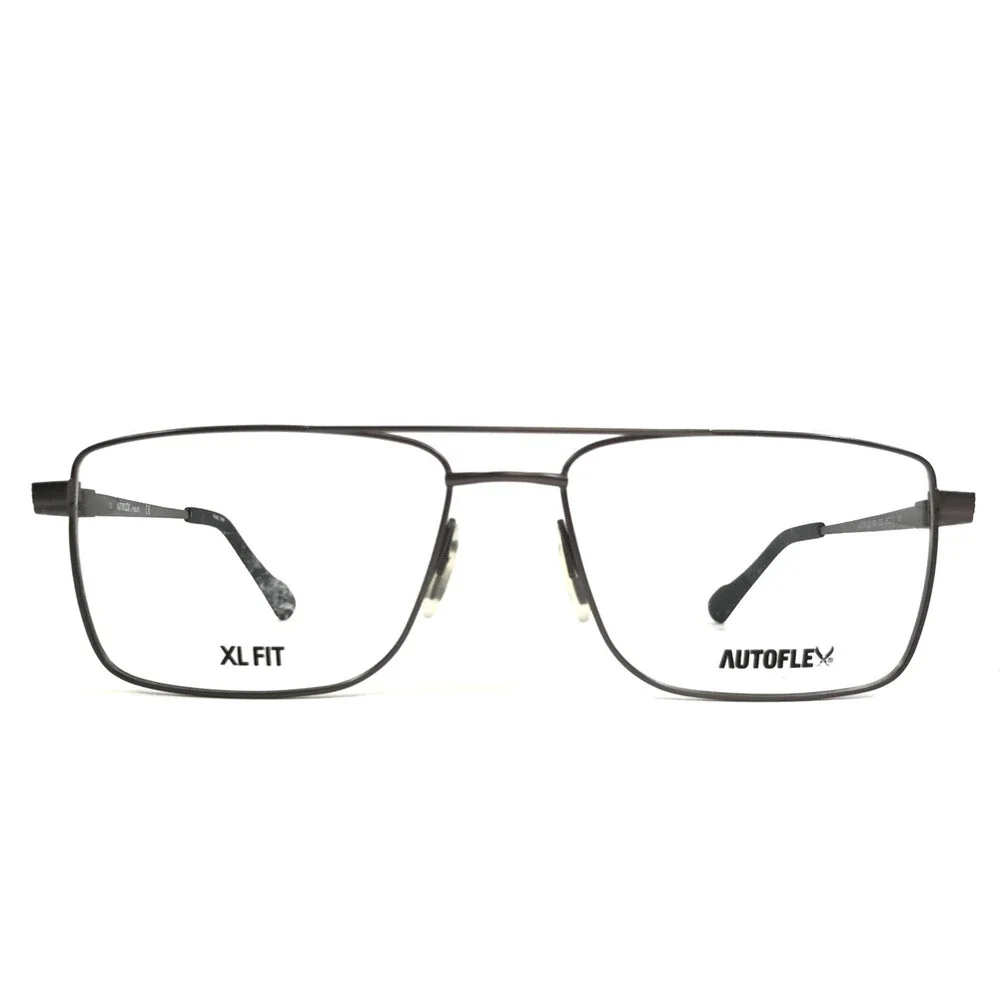Autoflex by Flexon Eyeglasses Frames 109 033 Gunmetal Gray Full Rim 58-17-150